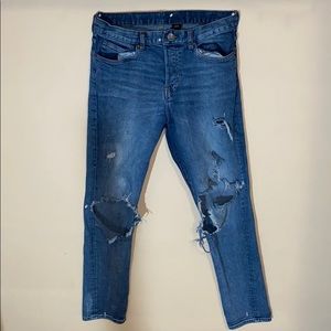 Custom vintage blue jeans